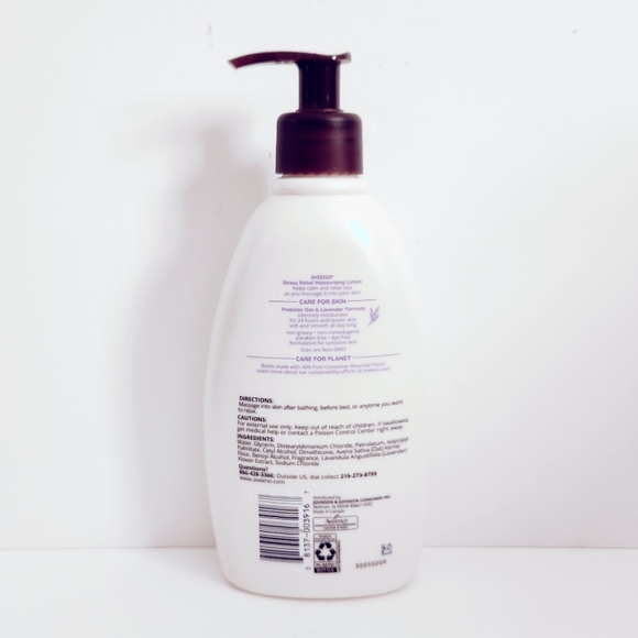 🔮3/$15 Aveeno Stress Relief Moisturizing Lotion with Lavender Scent - Picture 2 of 8